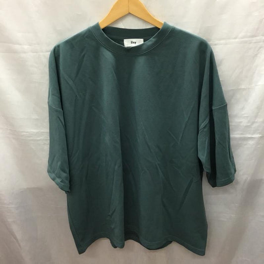 古着 USED Tシャツ 半袖 iisy BWM-02000-A オーバーサイズ M ワンポイント 緑 / グリーン /  メンズ USED 古着 中古 10119320