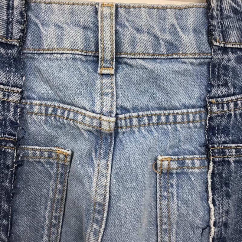 ザラ ZARA パンツ デニム、ジーンズ 5862 072 427 リメイク風 無地 青 / ブルー /  レディース USED 古着 中古 10122044