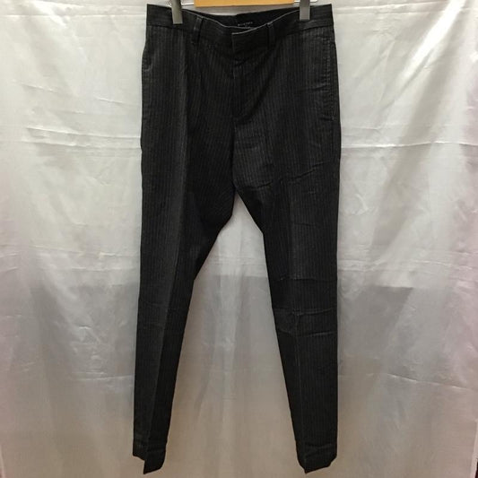 バナナリパブリック BANANA REPUBLIC パンツ スラックス スラックスパンツ ワイドパンツ カジュアルパンツ ストライプパンツ 30インチ ストライプ 灰 / グレー /  メンズ USED 古着 中古 10116881