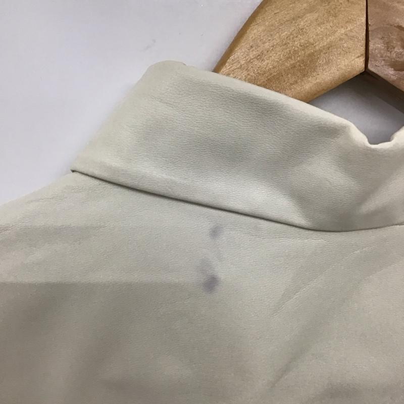 ザラ ZARA ジャケット、上着 ジャケット、ブレザー 7969/048/052 フェイクレザー上着 M 無地 オフホワイト / オフホワイト /  レディース USED 古着 中古 10136620