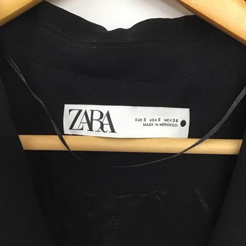 ザラ ZARA ベスト ベスト S 無地 黒 / ブラック /  レディース USED 古着 中古 10136851