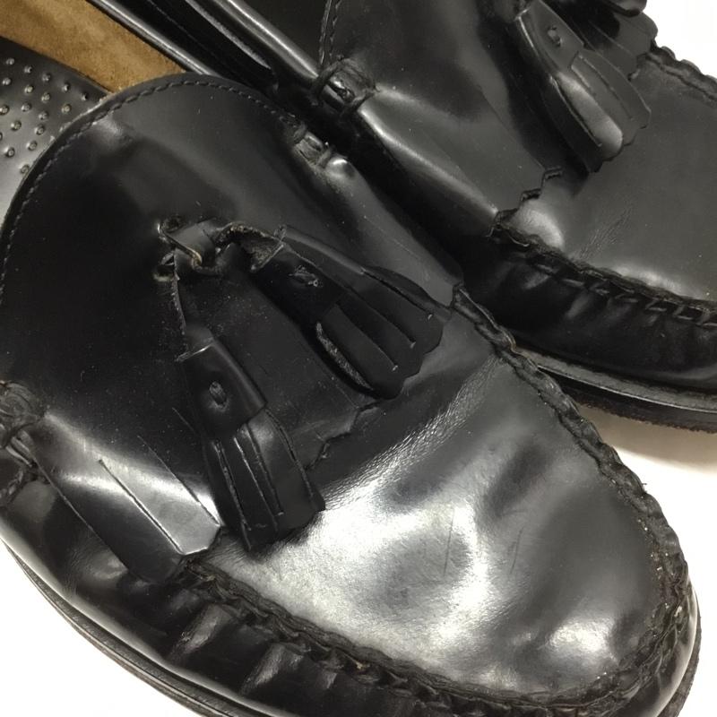 ジーエイチバス G.H.BASS&CO. ローファー ローファー 070 109340 Weejuns タッセル 無地 黒 / ブラック /  メンズ USED 古着 中古 10113959