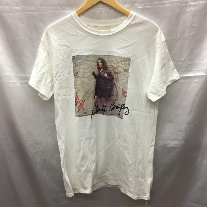 グッドロックスピード GOOD ROCK SPEED Tシャツ 半袖 ロベルタベイリー BEAUTY&YOUTH フォトT FREE プリント 白 / ホワイト /  メンズ USED 古着 中古 10117762