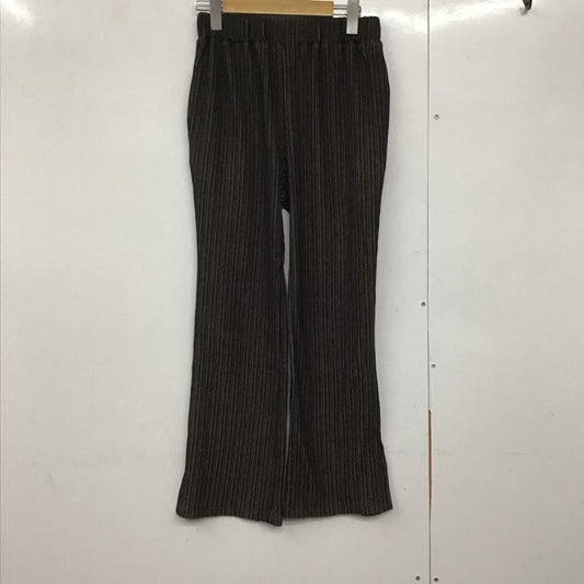 ニコアンド niko and... パンツ ワークパンツ、ペインターパンツ カジュアルパンツ スリムパンツ ストレッチパンツ M ストライプ 黒 / ブラック /  レディース USED 古着 中古 10142668