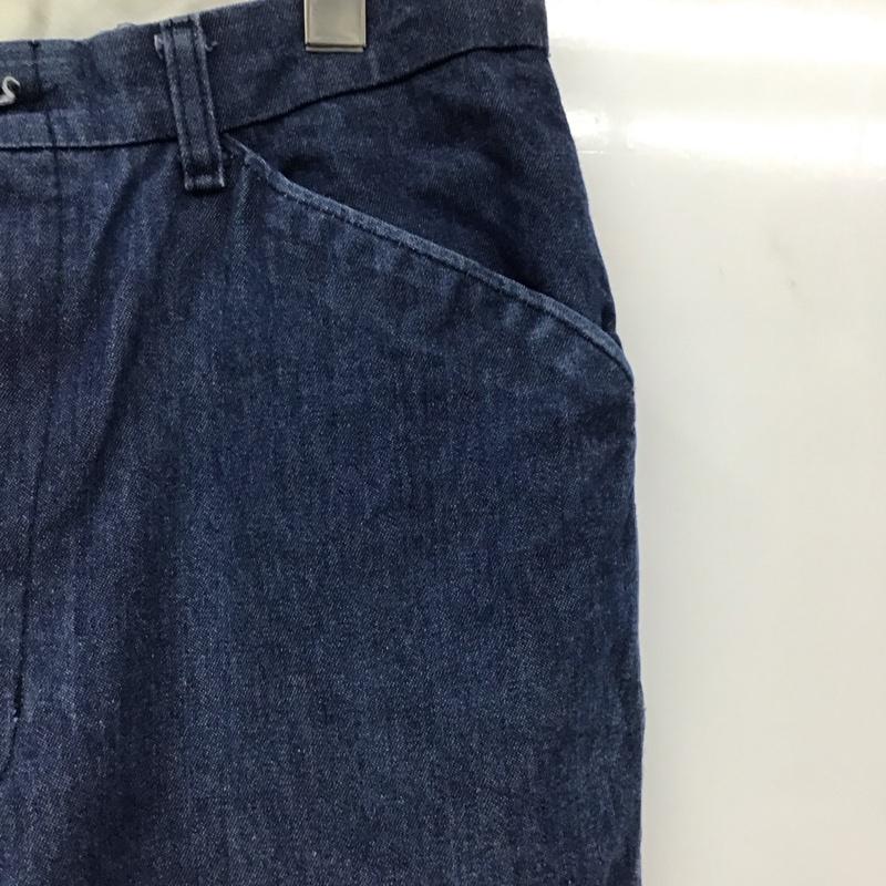 レッドキャップ RED KAP パンツ デニム、ジーンズ デニムパンツ ワイドパンツ カジュアルパンツ 33インチ 無地 インディゴ / インディゴ /  メンズ USED 古着 中古 10130695