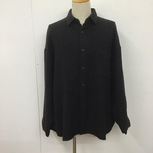 ハレ HARE シャツ、ブラウス 長袖 ha020091aa 長袖シャツ カラーシャツ カジュアルシャツ M 無地 黒 / ブラック /  メンズ USED 古着 中古 10107490