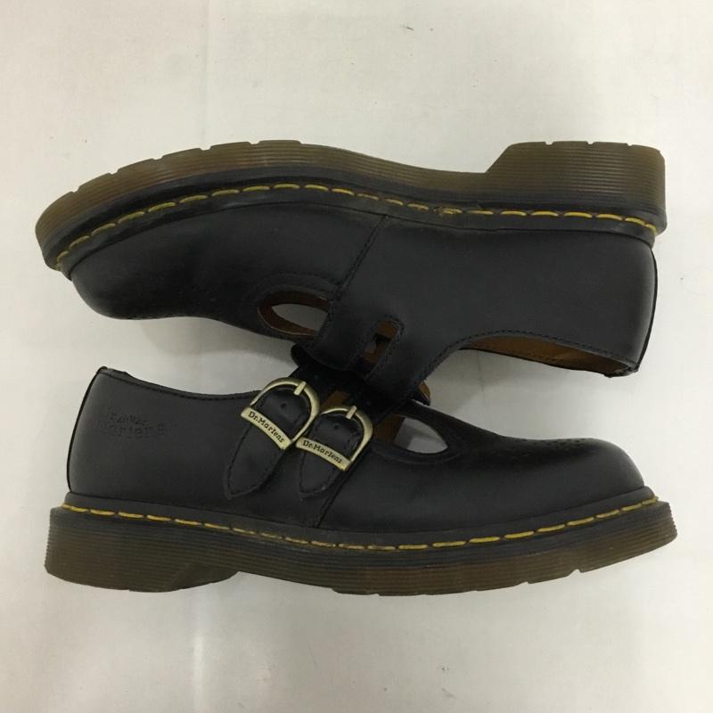 ドクターマーチン Dr.Martens 革靴 革靴 AW004 メダリオン メリージェーン ストラップ UK4 US：6  黒 / ブラック /  レディース USED 古着 中古 10124862