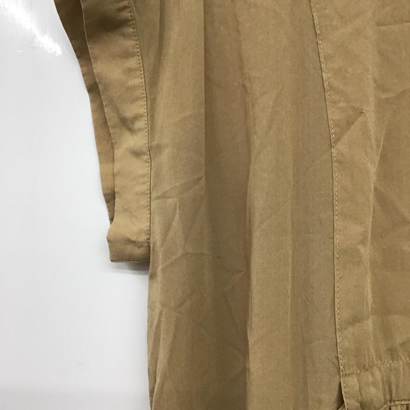 ミルクフェド MILKFED. ワンピース ロングスカート 半袖ロングワンピース シャツワンピース フロントボタン ONE SIZE 無地 ベージュ / ベージュ /  レディース USED 古着 中古 10141314