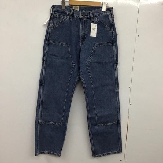 リーバイストラウスアンドコー Levi Strauss & co. パンツ デニム、ジーンズ デニムパンツ ワイドパンツ カジュアルパンツ ストレッチ 30インチ 無地 インディゴ / インディゴ /  メンズ USED 古着 中古 10136567