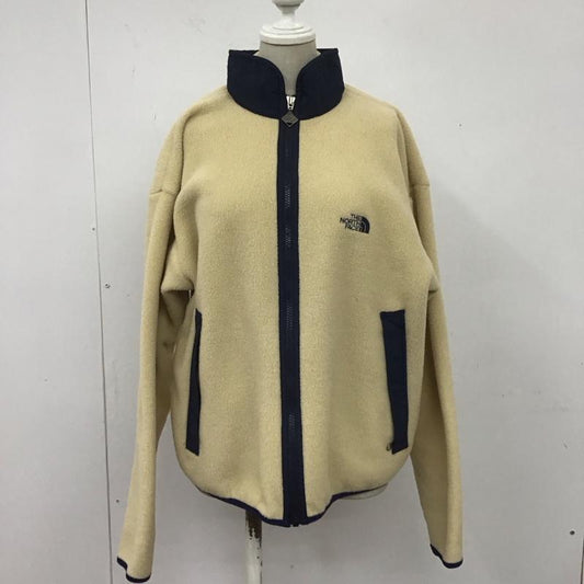 ザノースフェイス THE NORTH FACE ジャケット、上着 ジャケット、ブレザー NAW-3287 フリースジャケット M ロゴ、文字 ベージュ / ベージュ / X 紺 / ネイビー /  レディース USED 古着 中古 10108298