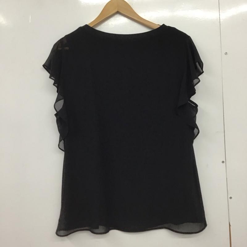 ザラウーマン ZARA WOMAN カットソー 半袖 M 無地 黒 / ブラック /  レディース USED 古着 中古 10150840