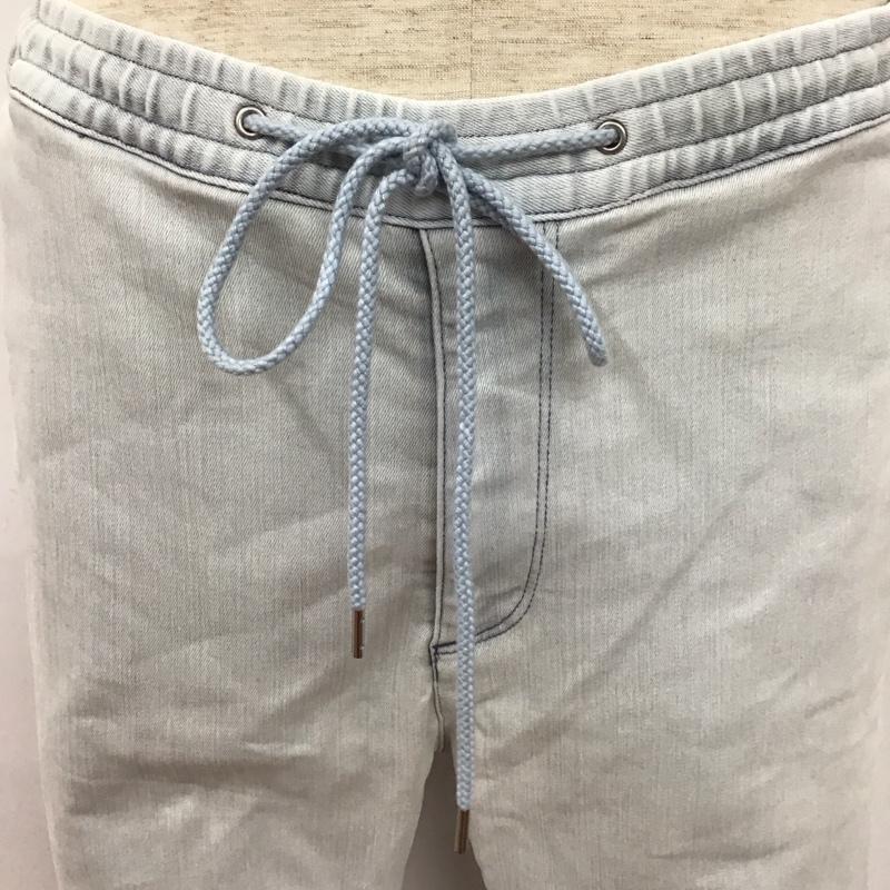 モンキータイム MONKEY TIME パンツ デニム、ジーンズ 8314-173-0202 ストレッチバイカーデニムジョガーパンツ スリムパンツ L 無地 水色 / ライトブルー /  メンズ USED 古着 中古 10109830