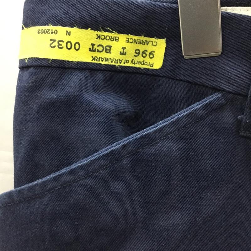 古着 USED パンツ チノパン WearGuard 33×33 無地 紺 / ネイビー /  メンズ USED 古着 中古 10121001