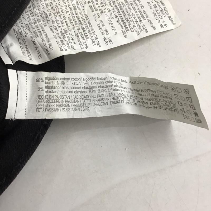 ザラ ZARA パンツ デニム、ジーンズ 3643 018 800 カットオフ ストレッチ 無地 黒 / ブラック /  レディース USED 古着 中古 10142009