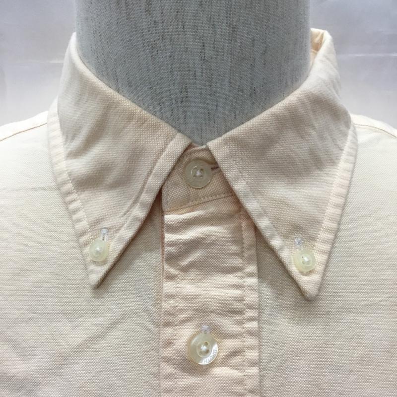 ブルックスブラザーズ BROOKS BROTHERS シャツ、ブラウス 半袖 ボタンダウン コットン プルオーバー M ワンポイント 橙 / オレンジ /  メンズ USED 古着 中古 10111584