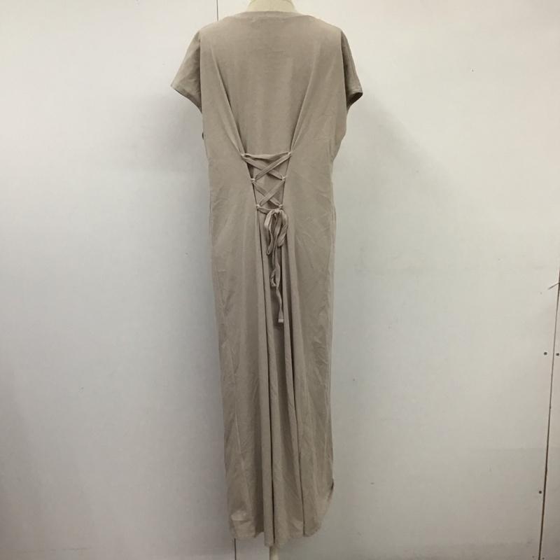 レイカズン Ray Cassin ワンピース ロングスカート 513-636080 フレンチスリーブ FREE 無地 灰 / グレー /  レディース USED 古着 中古 10115320
