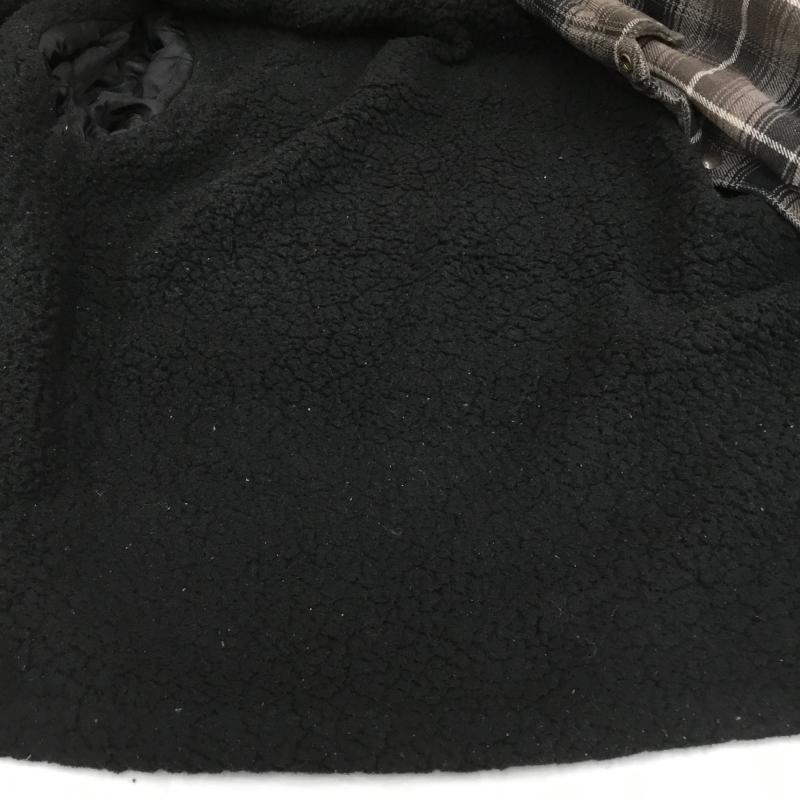 シュプリーム Supreme ジャケット、上着 ジャケット、ブレザー Supreme Shearling Lined Flannel Shirt L チェック 灰 / グレー / X 黒 / ブラック / X 白 / ホワイト /  メンズ USED 古着 中古 10129892