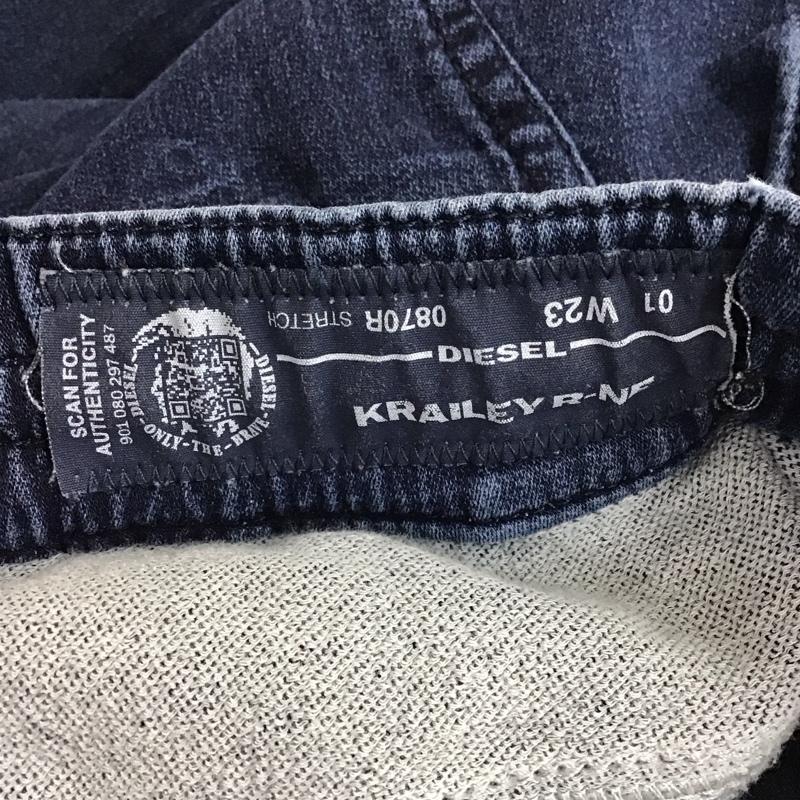 ディーゼル DIESEL パンツ デニム、ジーンズ イージーパンツ ジョグジーンズ ストレッチ W23 無地 青 / ブルー /  レディース USED 古着 中古 10114593
