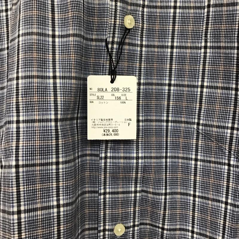 ランバン LANVIN シャツ、ブラウス 長袖 長袖シャツ チェックシャツ カラーシャツ ボタンダウンシャツ L チェック マルチカラー / マルチカラー /  メンズ USED 古着 中古 10145261