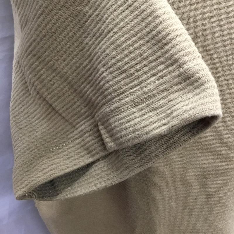 ザラ ZARA カットソー 半袖 半袖カットソー プリントTシャツ クルーネックカットソー XL 無地 ベージュ / ベージュ /  メンズ USED 古着 中古 10116868