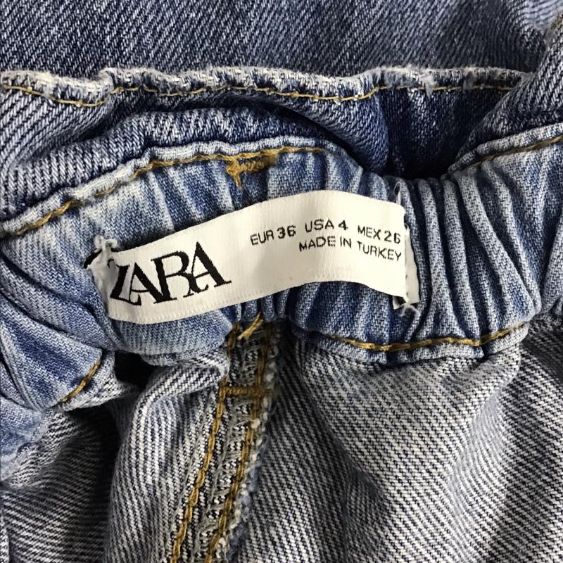 ザラ ZARA パンツ デニム、ジーンズ 5862 060 427 ハイウエスト 無地 青 / ブルー /  レディース USED 古着 中古 10109729