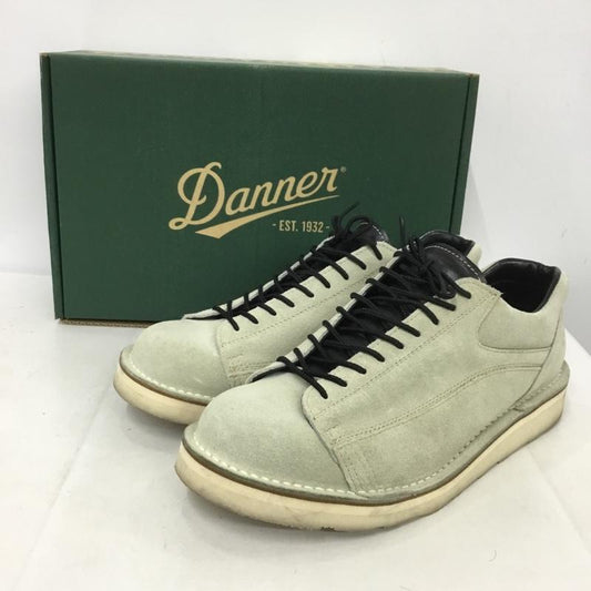 ダナー Danner カジュアルシューズ カジュアルシューズ D-4002 HOOD RIVER レザーシューズ 8 箱有 US：8 ロゴ、文字 アイボリー / アイボリー /  メンズ USED 古着 中古 10137376