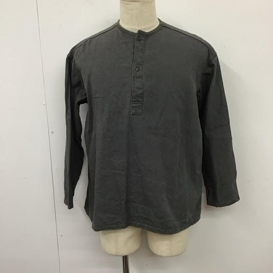 古着 USED カットソー 長袖 ロシア軍 スリーピングシャツ 長袖カットソー 無地 灰 / グレー /  メンズ USED 古着 中古 10120315