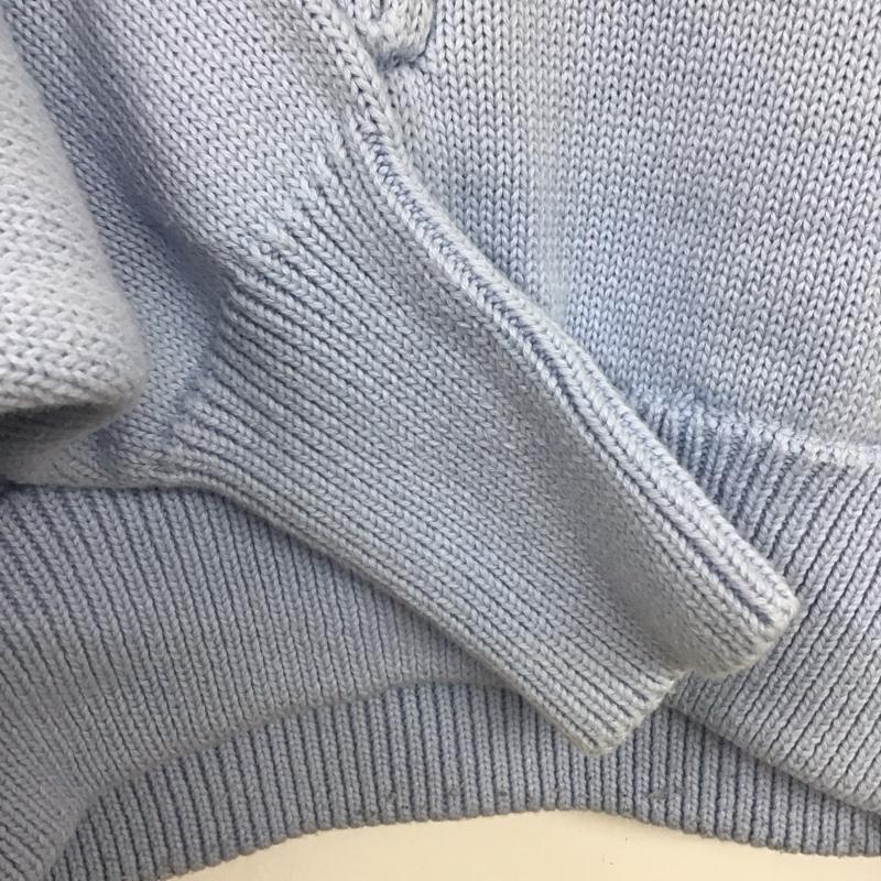 ザラ ZARA ニット、セーター 長袖 S 無地 水色 / ライトブルー /  レディース USED 古着 中古 10140290