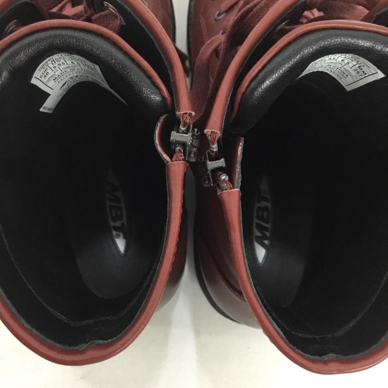 古着 USED ブーツ ショートブーツ MBT レースアップ UK6.5 US：9 ロゴ、文字 茶 / ブラウン /  メンズ USED 古着 中古 10143557