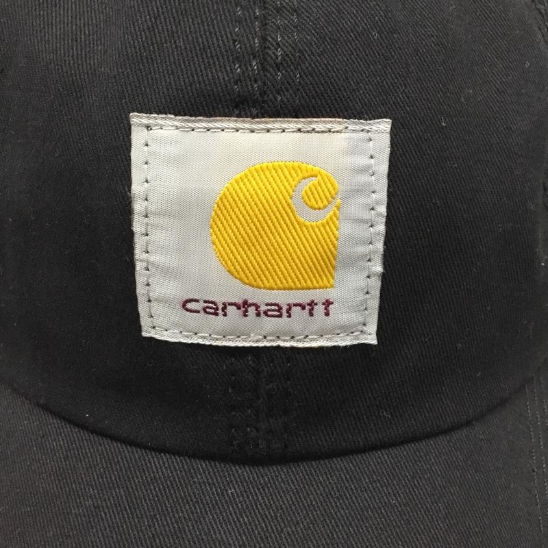 カーハート Carhartt 帽子 キャップ 100289 211 ロゴ、文字 黒 / ブラック /  メンズ USED 古着 中古 10107915