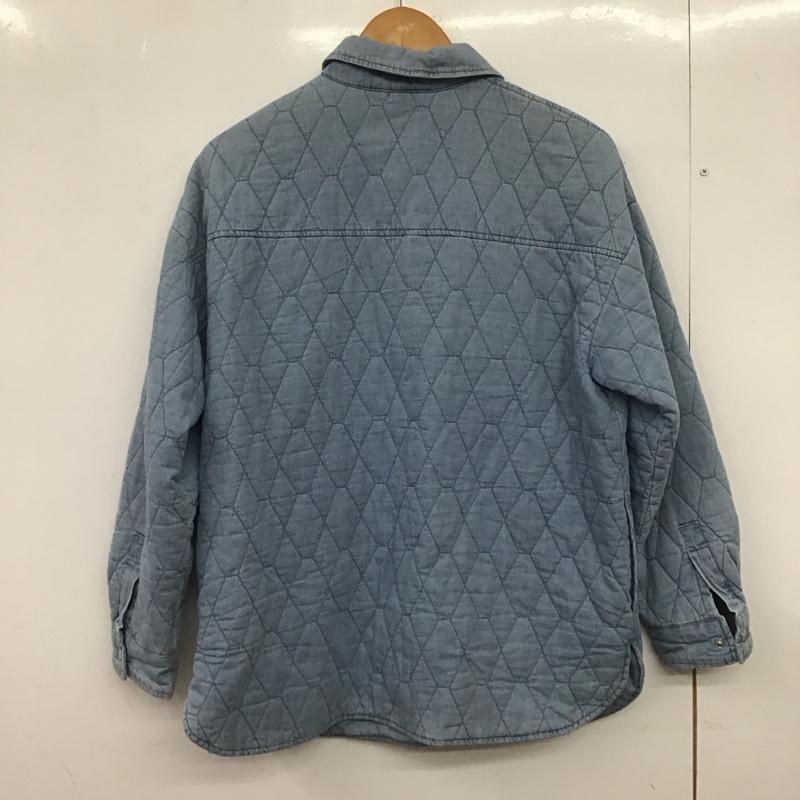 ザラ ZARA ジャケット、上着 ジャケット、ブレザー キルティングジャケット S 無地 水色 / ライトブルー /  レディース USED 古着 中古 10148706