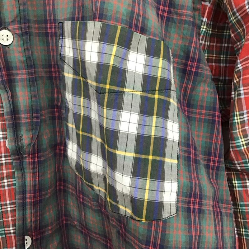 古着 USED シャツ、ブラウス 長袖 長袖シャツ チェックシャツ カラーシャツ ボタンダウンシャツ M チェック マルチカラー / マルチカラー /  メンズ USED 古着 中古 10145041