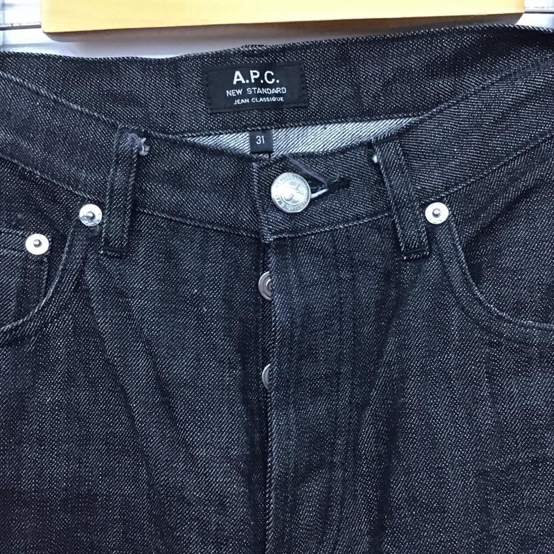アーペーセー A.P.C. パンツ デニム、ジーンズ デニムパンツ スリムパンツ カジュアルパンツ 31インチ 無地 ダークグレー / ダークグレー /  メンズ USED 古着 中古 10150359