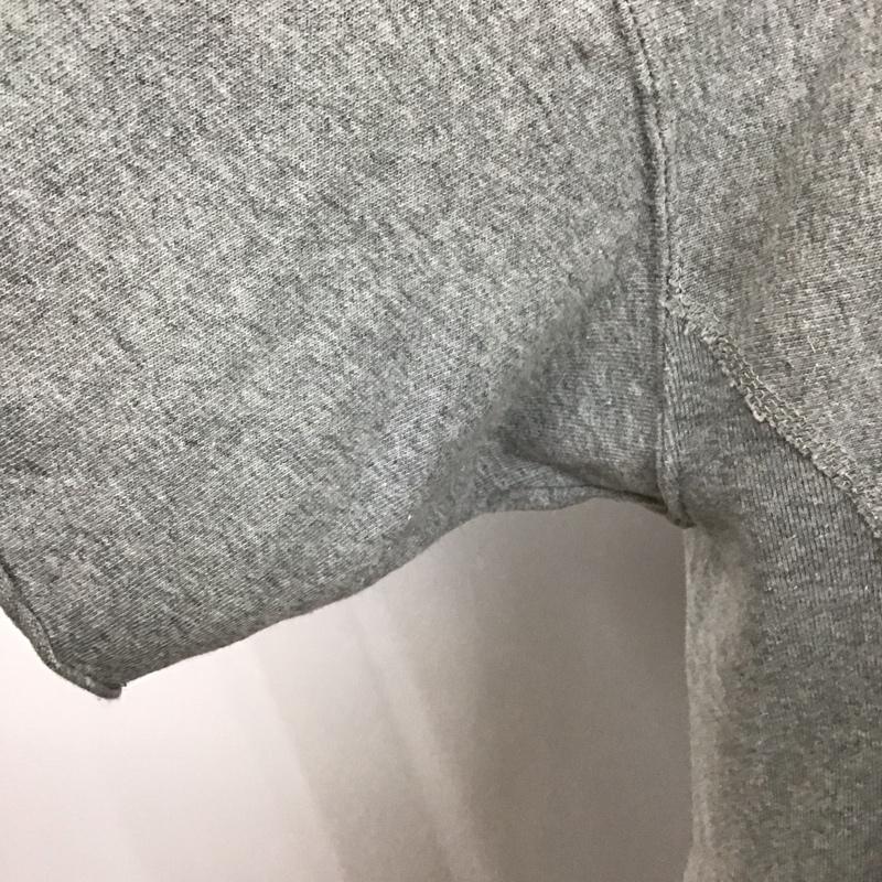チャンピオン Champion ワンピース ひざ丈スカート CW-P311 REVERSE WEAVE 半袖 L ロゴ、文字 灰 / グレー /  レディース USED 古着 中古 10113812