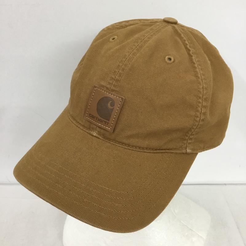 カーハート Carhartt 帽子 キャップ 6パネル ロゴ、文字 茶 / ブラウン /  メンズ USED 古着 中古 10149872