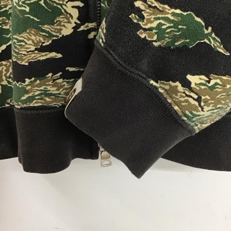 アベイシングエイプ A BATHING APE パーカー 長袖 ジップアップ XXS 総柄 マルチカラー / マルチカラー /  レディース USED 古着 中古 10139923