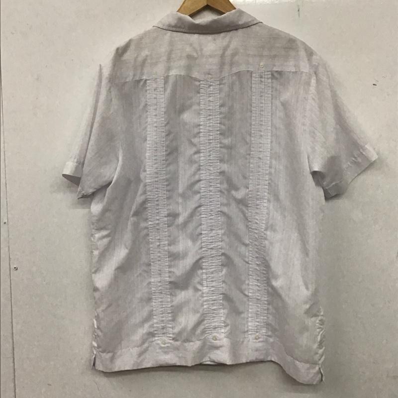 古着 USED シャツ、ブラウス 半袖 半袖シャツ 無地シャツ ポケットシャツ キューバシャツ 無地 白 / ホワイト /  メンズ USED 古着 中古 10136237
