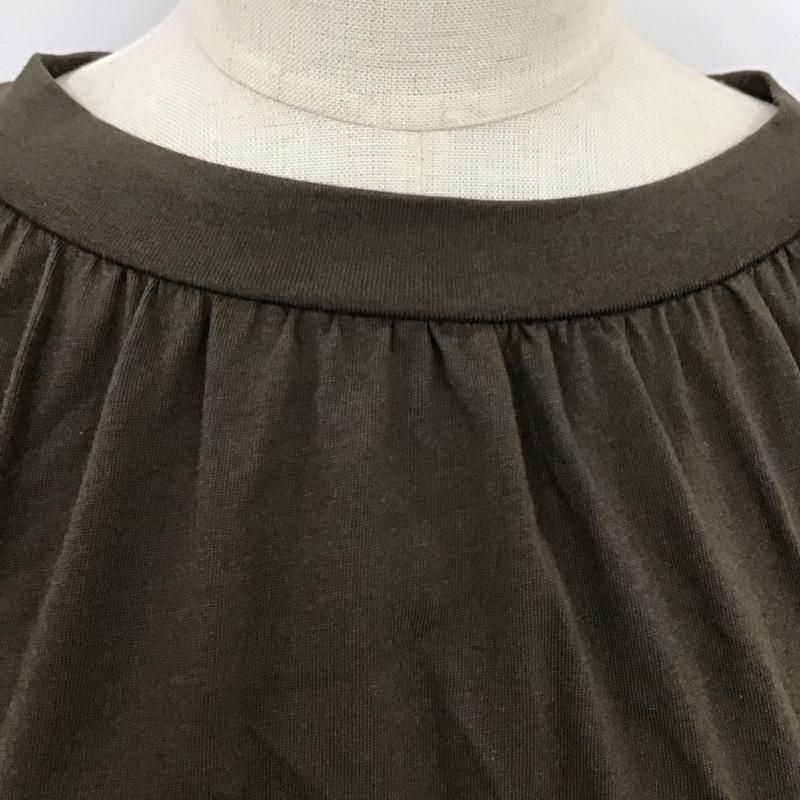 ジャーナルスタンダード JOURNAL STANDARD ワンピース ロングスカート 半袖ロングワンピース フレアスカート クルーネック 無地 茶 / ブラウン /  レディース USED 古着 中古 10119484