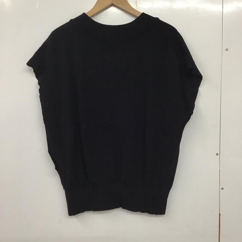 ジーナシス JEANASIS ベスト ベスト JS063389SB 14GソウバリVベスト FREE 無地 黒 / ブラック /  レディース USED 古着 中古 10134651