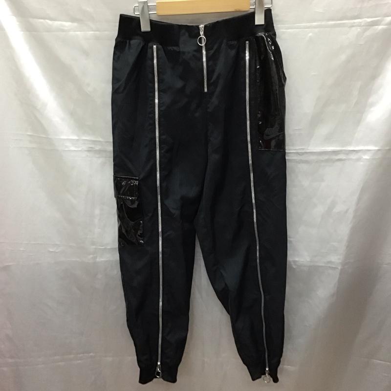 ナイキ NIKE ボトムス ボトムス DM1726-010 ウインドロングパンツ トラックパンツ M ロゴ、文字 黒 / ブラック /  レディース USED 古着 中古 10112416
