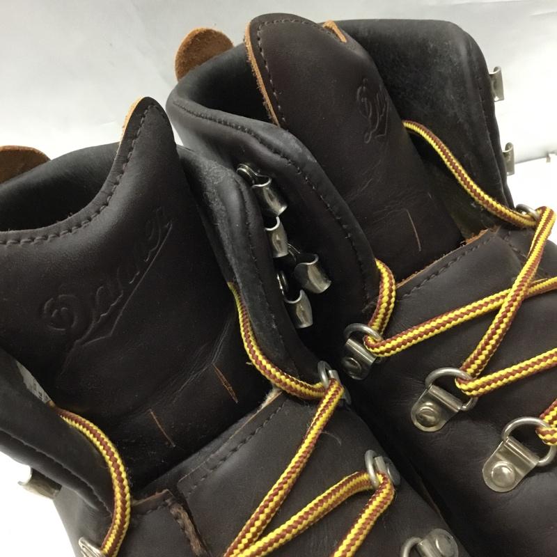 ダナー Danner ブーツ ショートブーツ 30866 MOUNTAIN LIGHT マウンテンブーツ US10 箱有 US：10 ロゴ、文字 茶 / ブラウン /  メンズ USED 古着 中古 10115235