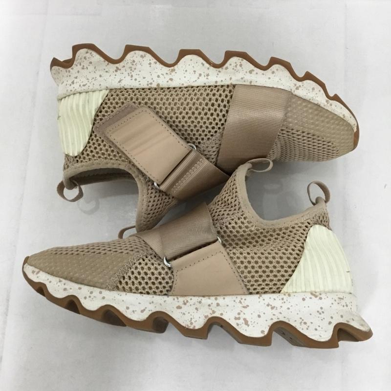 ソレル SOREL スニーカー スニーカー NL3231-257 キネティックスニークスニーカー 23cm 23.0cm ロゴ、文字 ベージュ / ベージュ /  レディース USED 古着 中古 10145151