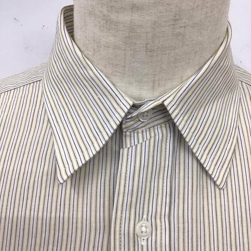 ジバンシィ GIVENCHY シャツ、ブラウス 長袖 90s 90年代 コットン リネン ストライプ マルチカラー / マルチカラー /  メンズ USED 古着 中古 10118092