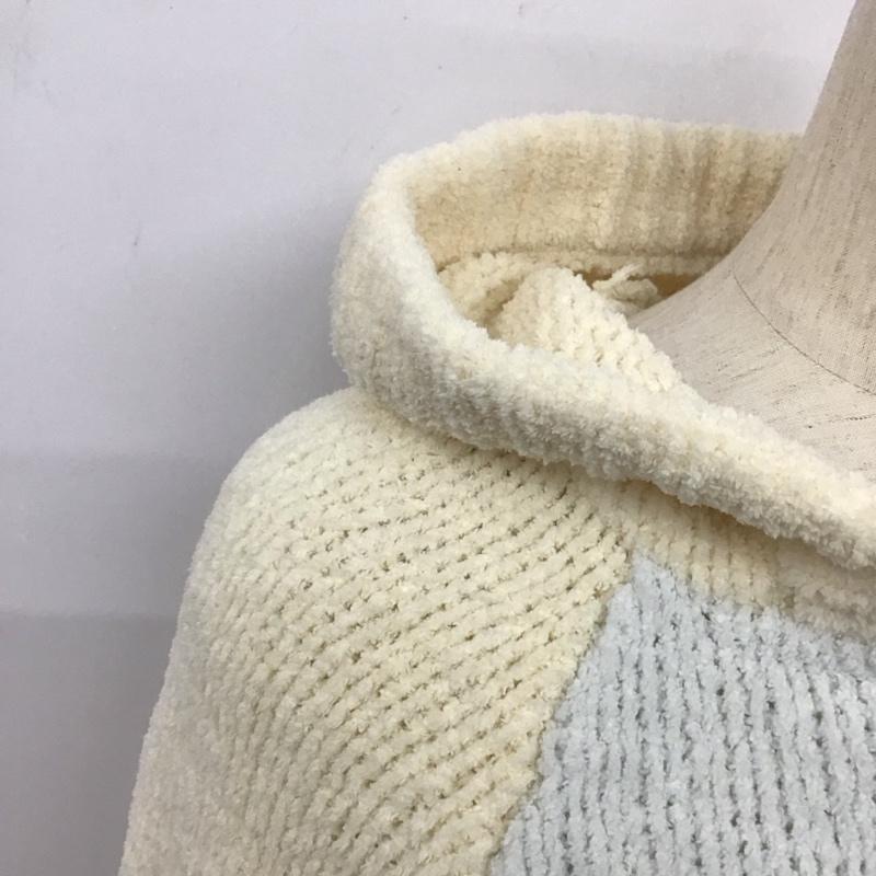 ジェラートピケ gelato pique ウェア ウェア ルームウェア パーカー ショートパンツ FREE 無地 アイボリー / アイボリー / X 水色 / ライトブルー /  レディース USED 古着 中古 10146488