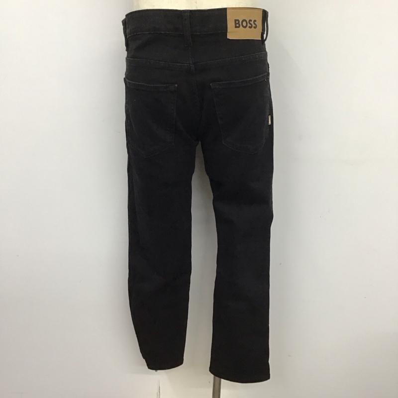 ボス BOSS パンツ デニム、ジーンズ デニムパンツ スリムパンツ ストレッチパンツ ジーンズ 32インチ 無地 黒 / ブラック /  メンズ USED 古着 中古 10124150