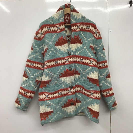 ビラボン BILLABONG カーディガン 長袖 長袖カーディガン コンチョ アウター L 総柄 マルチカラー / マルチカラー /  メンズ USED 古着 中古 10145706