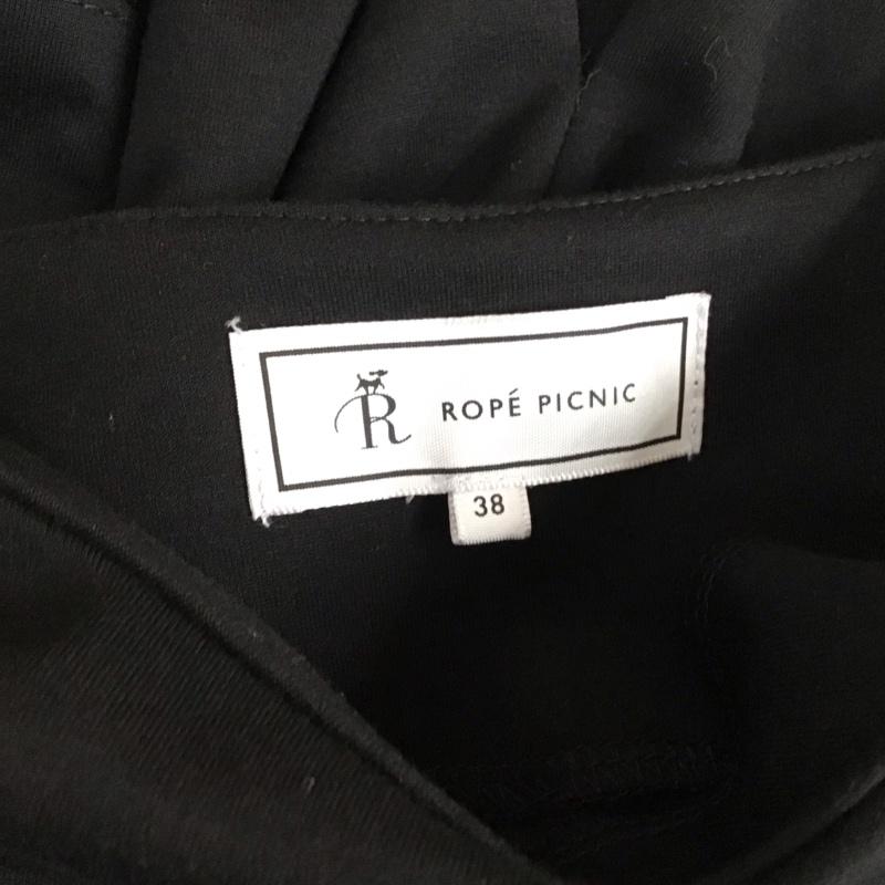 ロペピクニック ROPE  PICNIC ワンピース ロングスカート GDE-59290-B ウエストタックポンチワンピース 38 無地 黒 / ブラック /  レディース USED 古着 中古 10115507