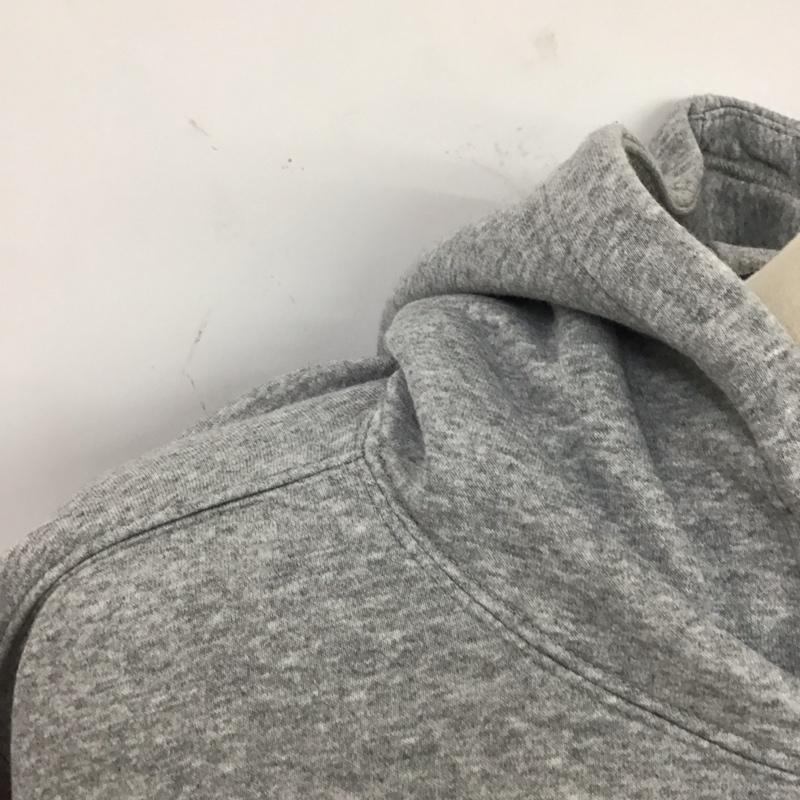 ナイキ NIKE パーカー 長袖 CW4384-063 スウェット プルオーバー フーディー 裏起毛 XL ロゴ、文字 灰 / グレー /  メンズ USED 古着 中古 10114954