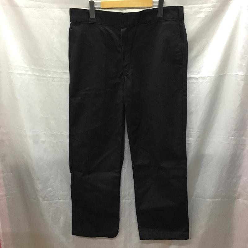 ディッキーズ Dickies パンツ ワークパンツ、ペインターパンツ ワークパンツ ワイドパンツ カジュアルパンツ 36 無地 黒 / ブラック /  メンズ USED 古着 中古 10115776