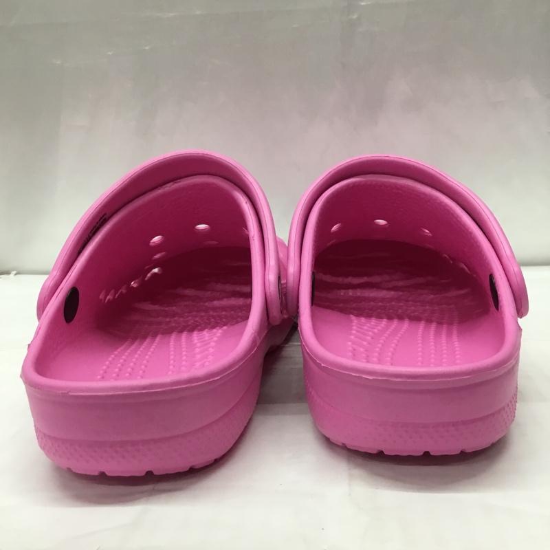 クロックス crocs サンダル サンダル 10126-6U9 baya バヤ 24cm 24.0cm ロゴ、文字 桃 / ピンク /  レディース USED 古着 中古 10111539